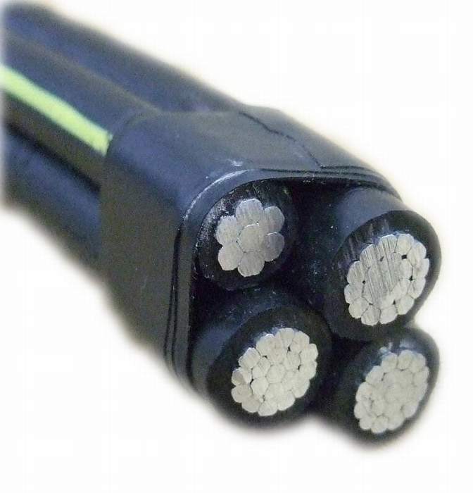 
                                 0.6/1kv 3X70+50 Aluminium ABC-obenliegendes Kabel                            