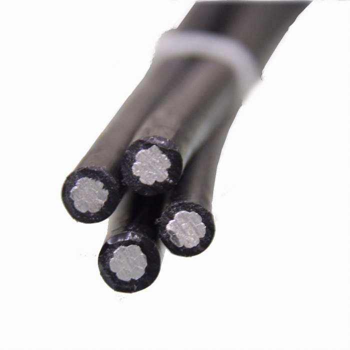 
                                 0.6/1kv de conductores de aluminio de 25mm2 de techo Cable XLPE Cable ABC                            