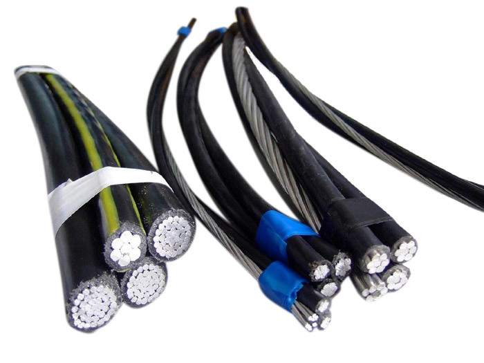 
                                 0.6/1kv conducteurs en aluminium isolation XLPE ABC Câble Câble torsadé de frais généraux                            