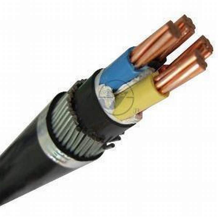 0.6/1kv Copper Conductor XLPE PVC Insulation PVC Sheathed Steel Wire/Steel Tape Armoured Power Cable