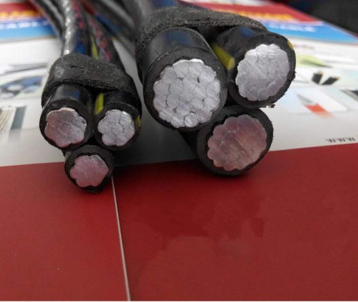 0.6/1kv PVC / XLPE / PE Insulated Overhead Electric Transmission ABC Cable