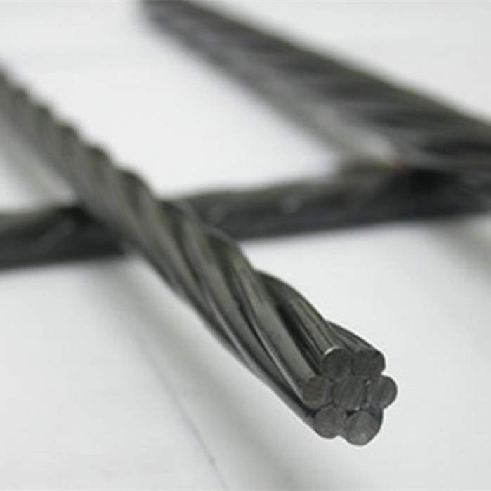 
                                 1/4 de pulgada de alambre de acero galvanizado Zinc-Coating Strand cuerda para permanecer                            