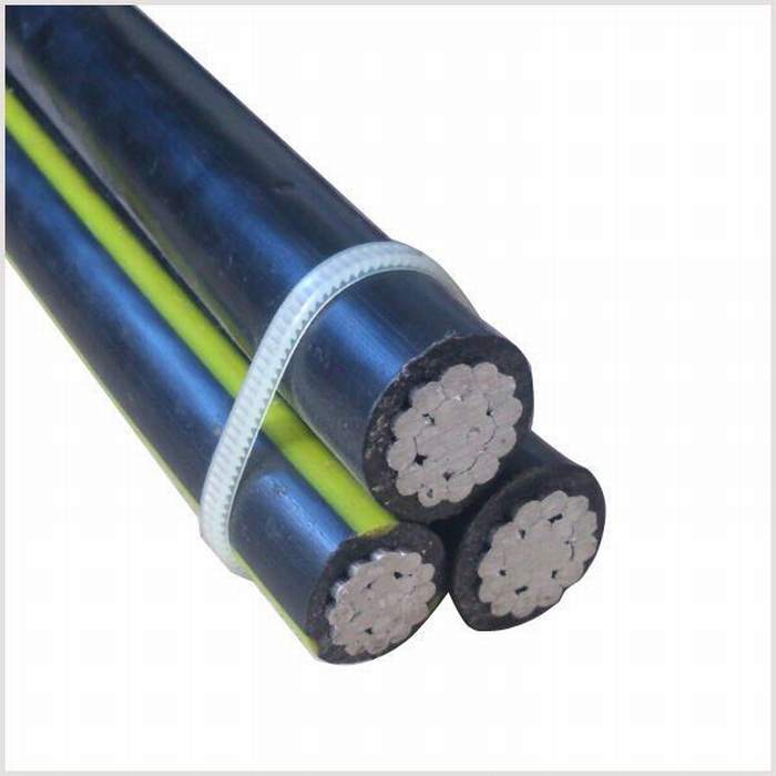 2 Core Aluminum Conductor XLPE/PE Insulated Electrical ABC Cable
