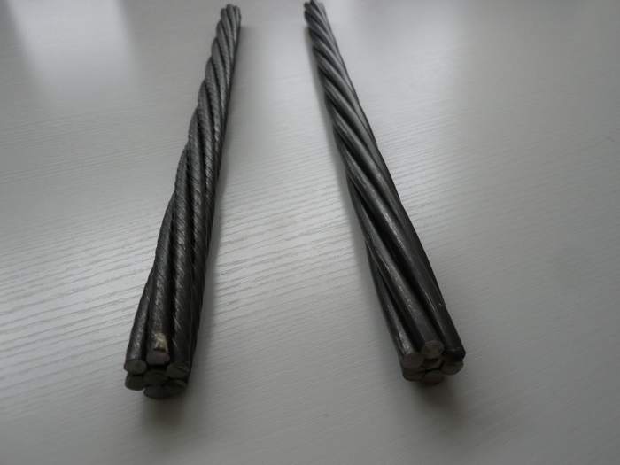 
                                 3/8'' recouvert de zinc Guy sur le fil de câble en acier fil en acier galvanisé                            