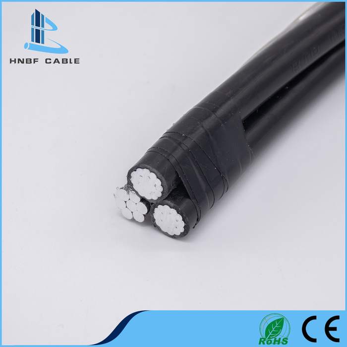 3*95+95sqmm 19/2.50mm Overhead Electric Cable Service Drop ABC Cable