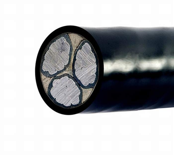 
                                 3x50mm2 isolation XLPE Gaine en PVC Câble d'alimentation en aluminium                            