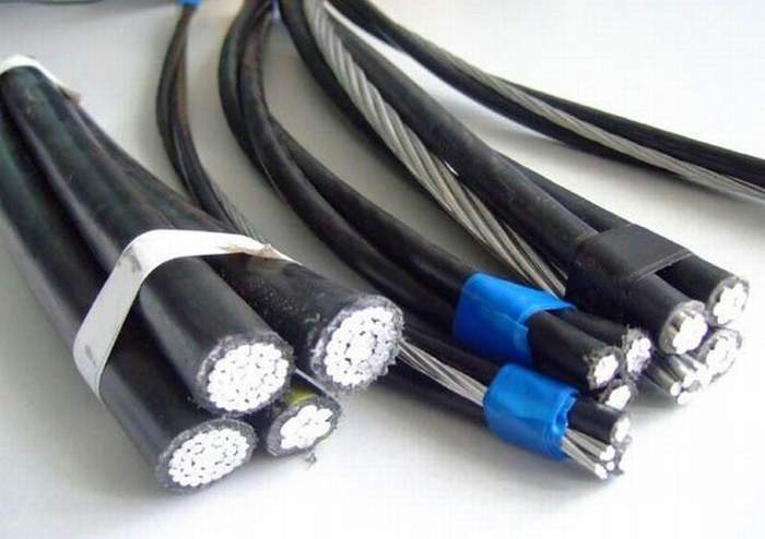 ASTM Standard Aluminium Steel Reinfoeced Conductor Aerial Bundled ABC Cable