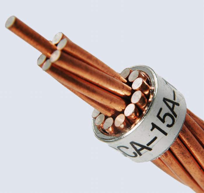
                                 Standard nudo d'acciaio placcato di rame del conduttore ASTM di CCS                            