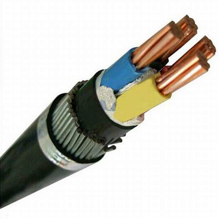 Copper Conductor XLPE Insulated Steel Wire Armoured PVC Sheathed Power Cable