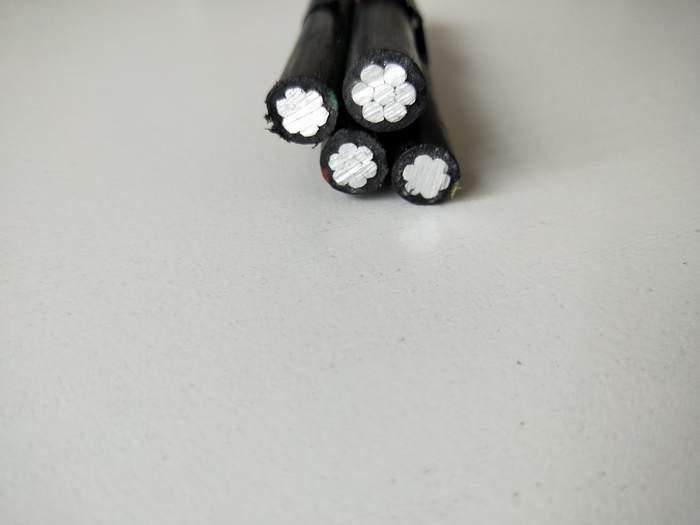 Low Voltage Aluminum Conductor XLPE PE PVC Insulated 3*35+54.6sqmm Overhead ABC Cable