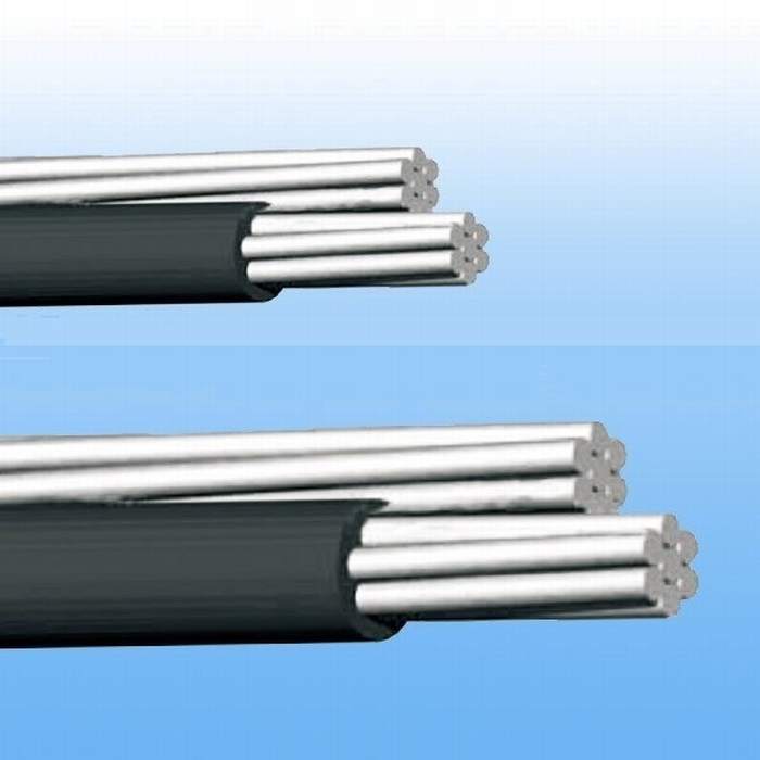 
                                 Dúplex de baja tensión del cable de aluminio de Paquete de cable de antena de cable ABC para la transmisión de potencia                            