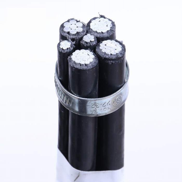 
                                 Tensão baixa da NFC-33 209 XLPE superior PE cabo de alumínio isolado PVC 3*70+54.6+16 sqmm cabo ABC                            