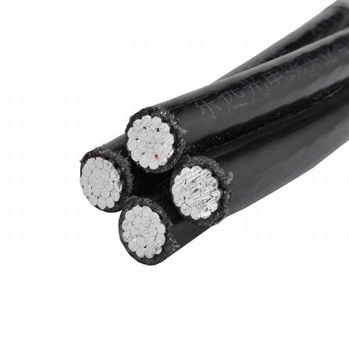 
                                 Низкое напряжение короткого замыкания PE 4 Core алюминиевого кабеля 70мм2 ABC кабель                            