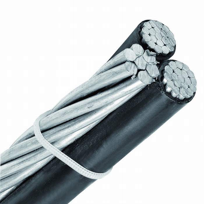 Low Voltage PE Insulation Triplex Service Drop Electrical Overhead Cable