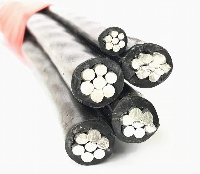 NFC-33 209 Low Voltage Aluminum Conductor XLPE PE PVC Insulated ABC Cable