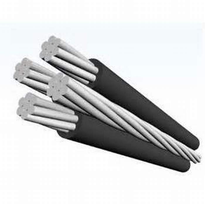 Overhead Aluminium Conductor XLPE/PE Insulation Duplex Aerial Cable