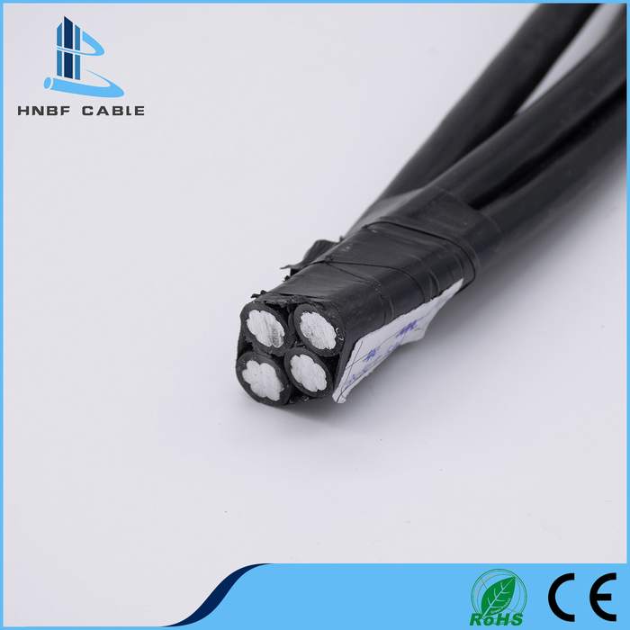 
                                 Condutores de alumínio superior PE PVC Antena Isolados em XLPE cabo incluído 4*50sqmm cabo ABC                            