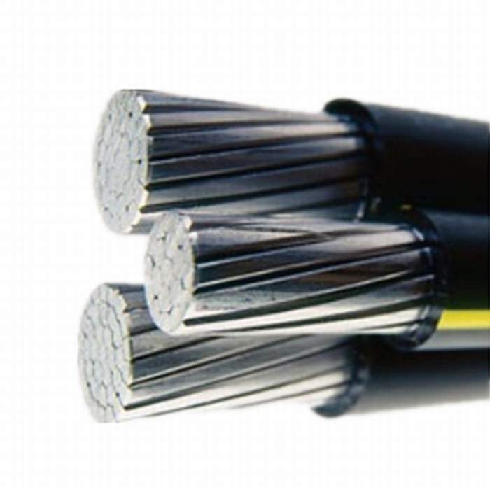 
                                 PE/aislamiento XLPE tres núcleos de cable conductor de aluminio de transparencias                            