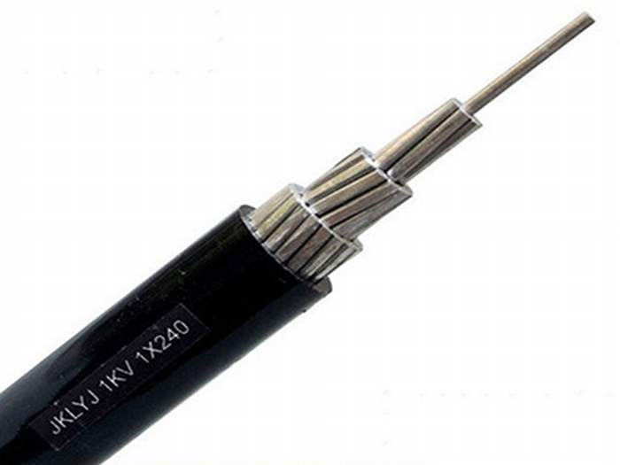 
                                 Single Core avec isolation XLPE/PE 240mm2 Câble de câble électrique en aluminium                            