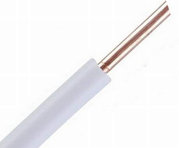 Single Solid Conductor Resistance Temperature PVC Insulation Electric Wire