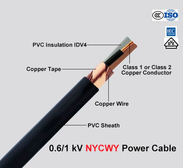 0.6/1 Kv, Steel Wire Armored (SWA) , Cu/XLPE/Swa/PVC, Power Cable (IEC 60502-1)