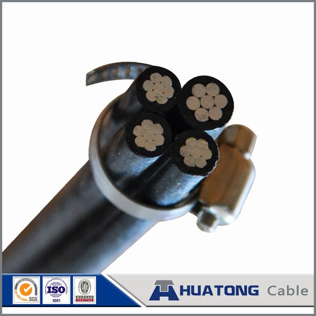 
                                 0.6/1KV / XLPE Conducteur PVC Aluminium livré de l'antenne câble câble Twisted ABC                            