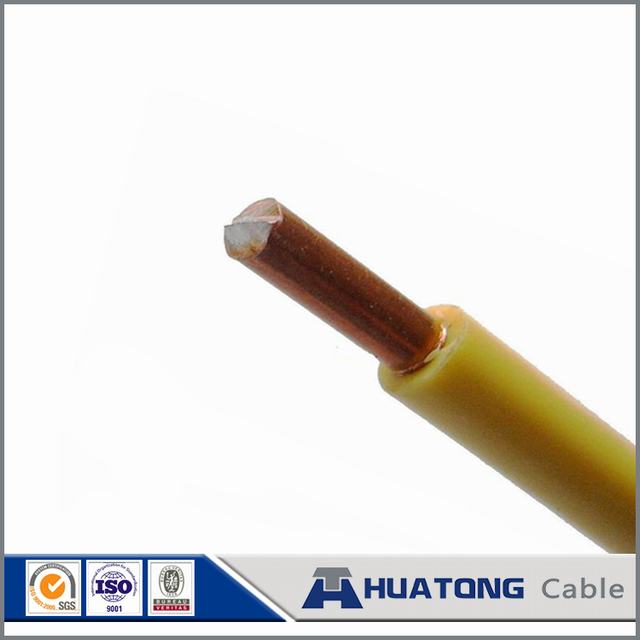 
                                 10 12 14 AWG de cobre trenzado Thw/Tw Cable El cable eléctrico                            