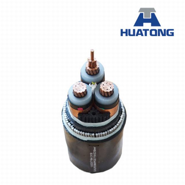 3 Core 25mm2 XLPE Insulated and PVC Sheathed Cable