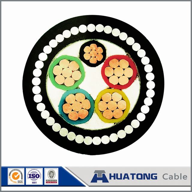 
                                 4 основных Cu/XLPE/SWA/PVC подземных бронированных Размер кабеля питания                            