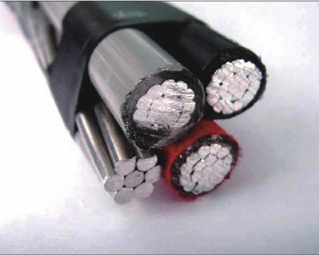 
                                 ABC el cable conductor de aluminio con aislamiento de cables XLPE de ABC, la carga de paquete de antena de cable, Douplex/Triple/Quadruplex ABC Cable caída de servicio de cable, cable, cable de urd Ud                            