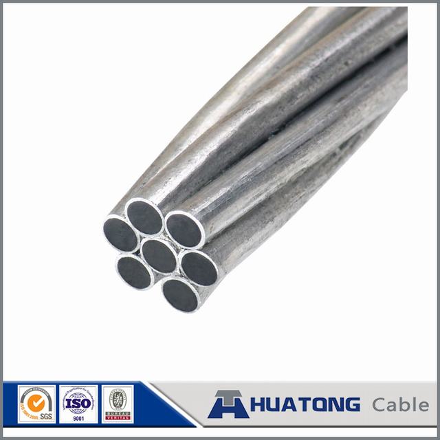 
                                 La norma ASTM B416 Desnudo Alumoweld Sobrecarga de trenzado de acero revestido de aluminio conductor de la AEC para cable de masa (20,3% IACS)                            