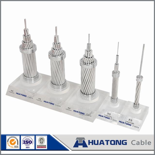 Bare Overhead Aluminum Stranded Conductor AAC Conductor BS215 for Power Transmission