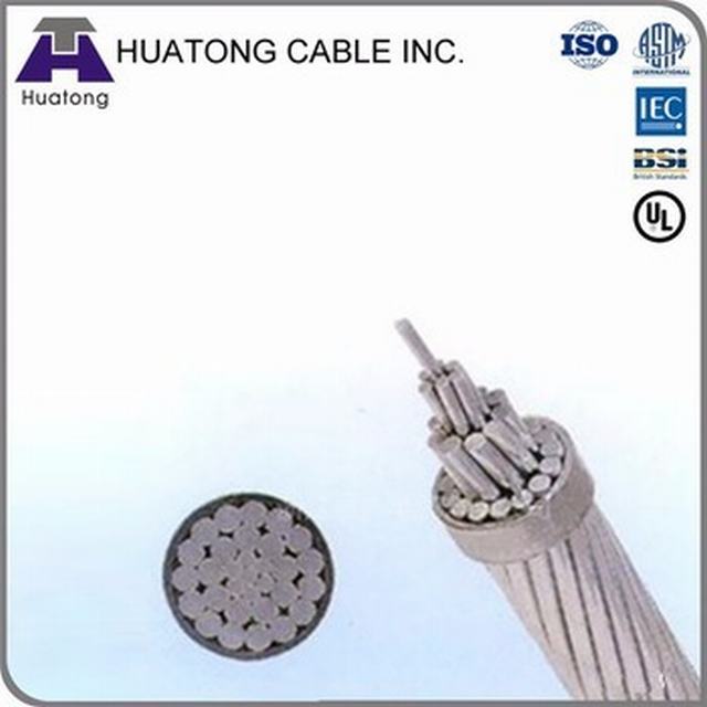 
                                 Sobrecarga de cable desnudo Conductor Acar estándar ASTM para la línea de transmisión                            