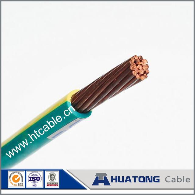 
                                 Conducteur en cuivre du fil électrique en PVC pour le bâtiment ou Constrction                            