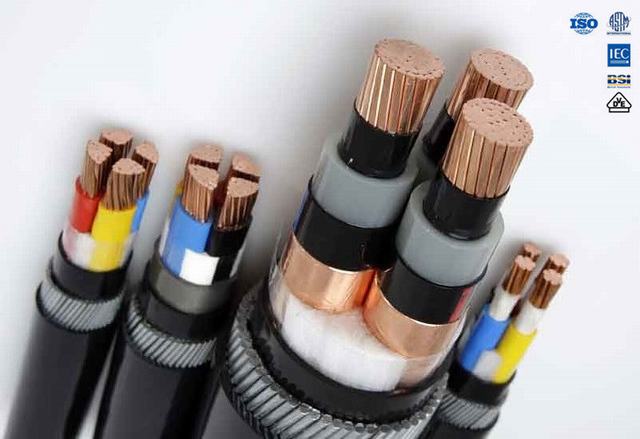 
                                 El cobre PVC / aislamiento XLPE Blindado con alambre de acero el cable de alimentación                            