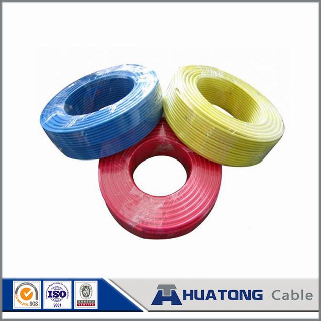 Earthing Copper Conductor PVC Insulated Wire Green Yellow Earth Wire
