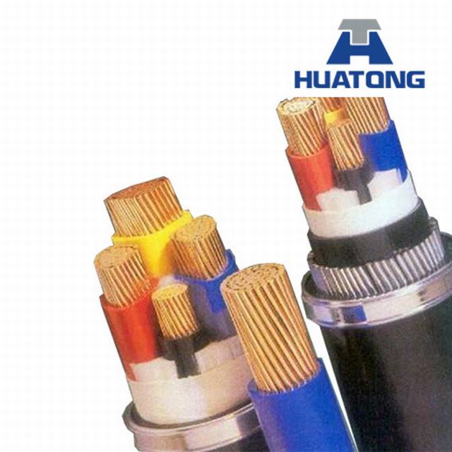 
                                 Câble d'alimentation cinq fabrique de base / prix d'usine/câble en caoutchouc (CU/XLPE/PVC)                            