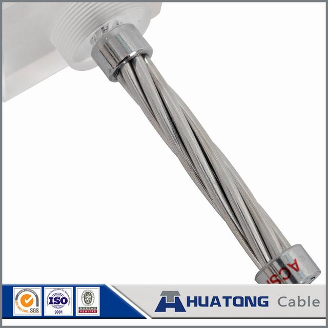 
                                 Hot Sale Câble Brin de fil en acier à revêtement aluminium ACS                            