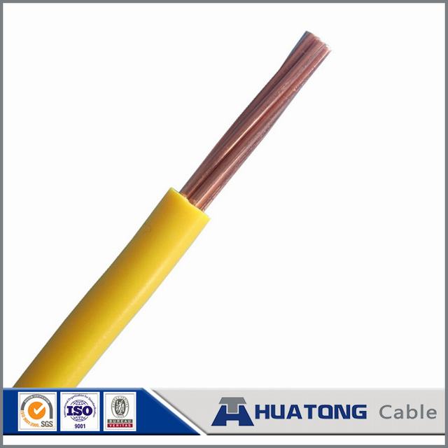 
                                 IEC 60227 isolamento de PVC de condutores de cobre do fio eléctrico BV 1,5mm2                            