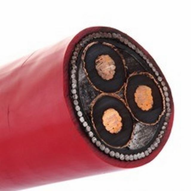 
                                 IEC 60502-2 XLPE Insualted Single Core la armadura de alambre de cobre del cable de alimentación de aluminio de 11kv                            