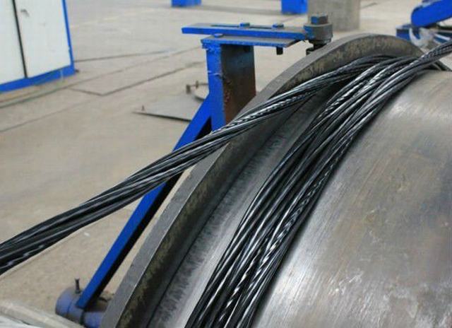 
                                 LV/Mv-Kabel aus Kupfer-/Aluminiumkern Mit Kabelbündeln, XLPE-Isoliert, 11 kv, 33 kv, Abc-Kabel Über Kopf                            