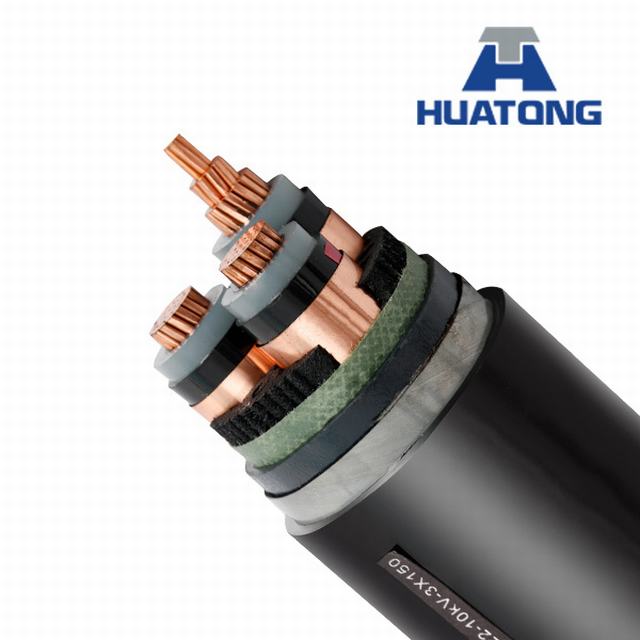 
                                 La moyenne tension Conducteur en cuivre aluminium Câble d'alimentation de l'EHCT blindé                            