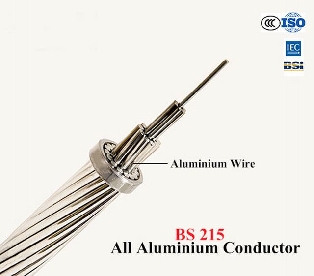 
                                 AAC conductores desnudos de aluminio toldo para la transmisión de potencia BS215.                            