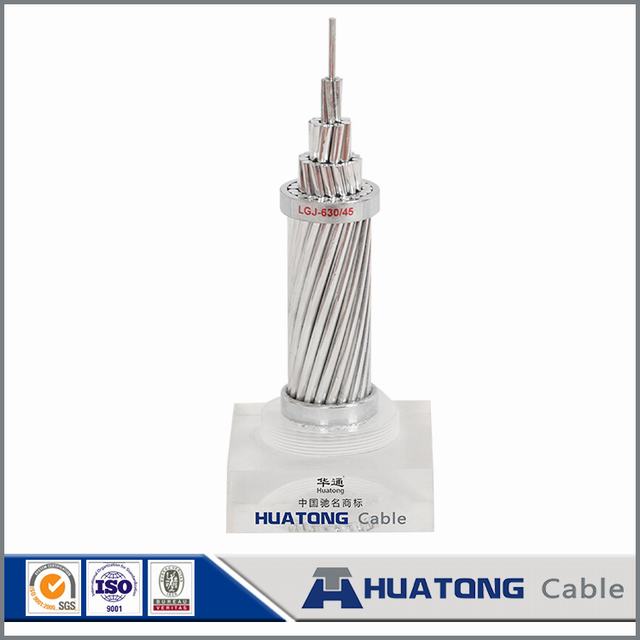 
                                 Накладные расходы алюминиевых оголенные провода ACSR со стандартом ASTM для Huatong завод                            