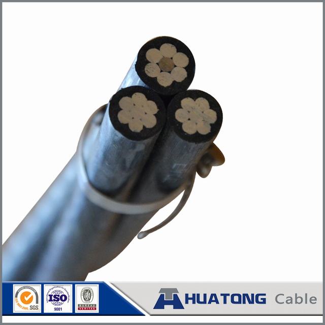 
                                 Накладные расходы из алюминия с трехсекционной электрического кабеля три этапа ABC кабель                            