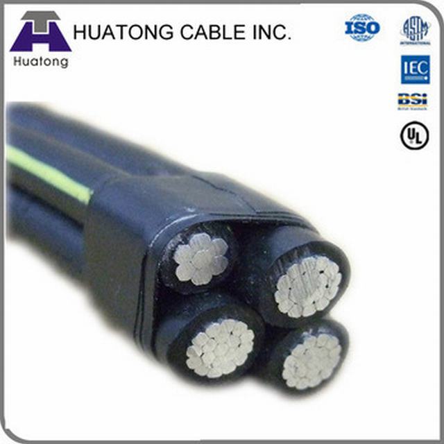 
                                 Passage de câble groupés ABC, basse tension de câble isolé 0.6/1kv                            