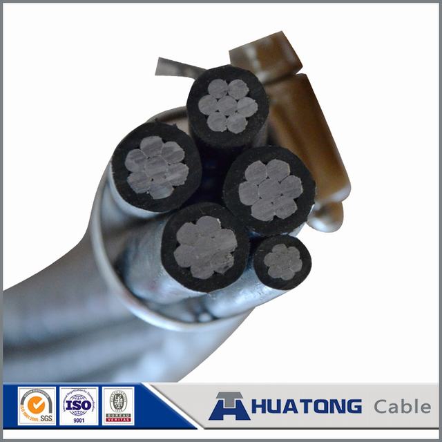 
                                 Aluminio Pre-Assembled Cables para uso en baja tensión 1*25 (AAC/XLPE) +1*25 (AAAC/XLPE)                            