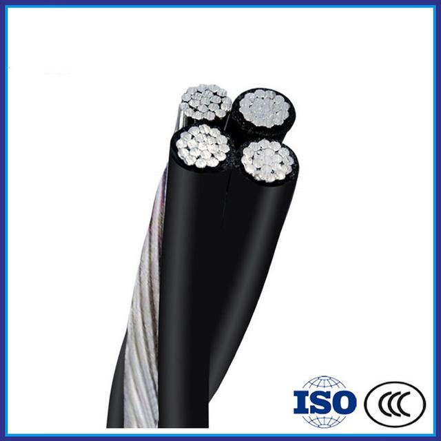 
                                 Quadruplex Aluminium Service Drop Cable, XLPE-Isoliertes ABC-Kabel                            