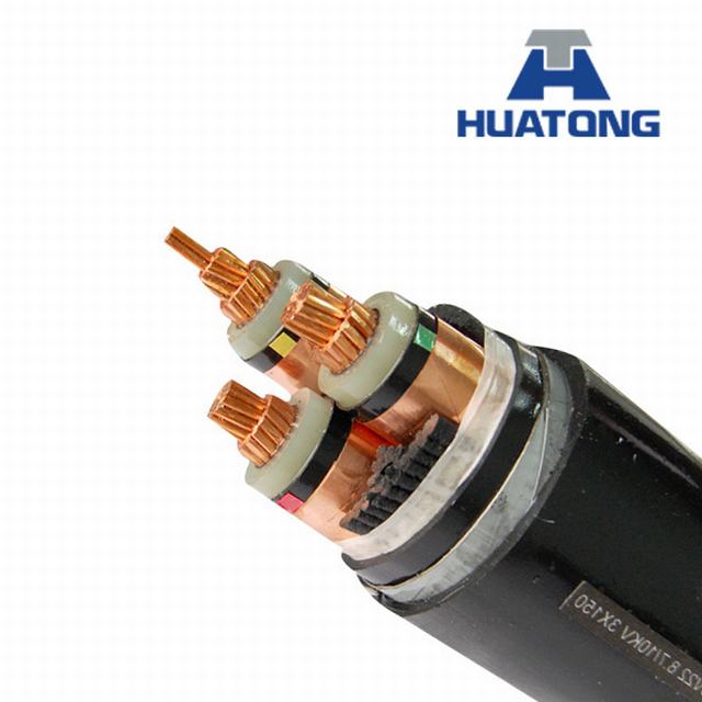 Three Cores with Stranded Copper Conductors XLPE Insulated Power Cable