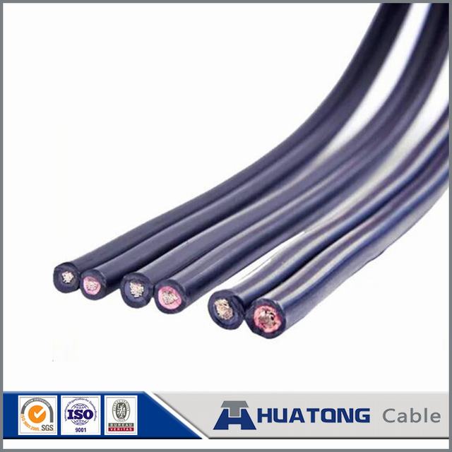 
                                 UL/TUV/RoHS H01z2z2K résistant aux UV -40 degré 4mm de 6mm fil PV PV/Câble solaire                            